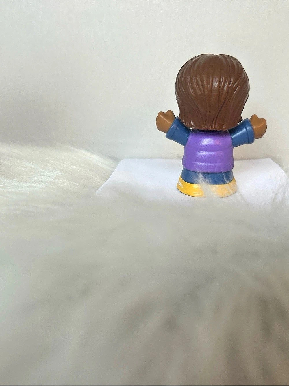 Fisher-Price Little People Dad Figurine Purple & Blue Action Figure - Picture 2 of 4